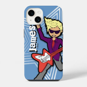 Boys short name rockstar kids iphone case