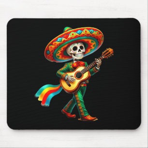 Boys Skeleton Cinco De Mayo Skull Fiesta Sombreros Mouse Mat