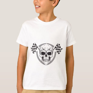 Boys’ Skull Racing Flag T-Shirt