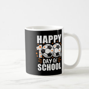 Boys Soccer 100 Days Of School Soccer Ball 100th D Coffee Mug