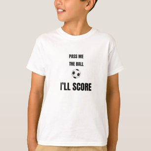 Boys Soccer Shirt - Pass Me The Ball