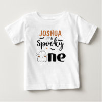 Boy's Spooky One Halloween 1st Birthday Shirt