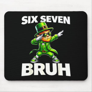 Boys st patricks day 67 leprechaun dab six seven mouse mat