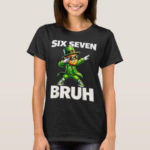 Boys st patricks day 67 leprechaun dab six seven T-Shirt