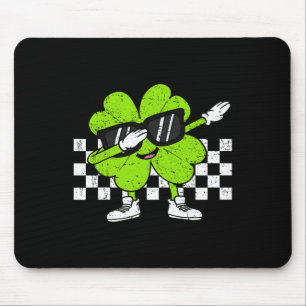 Boys St Patricks Day Toddler Lucky Dabbing Shamroc Mouse Mat