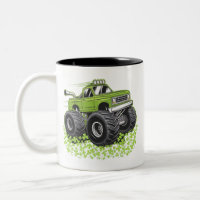 Boys St Patricks Day Toddler Lucky Monster Truck 