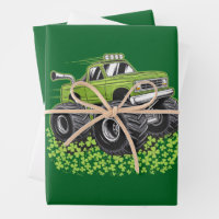 Boys St Patricks Day Toddler Lucky Monster Truck 