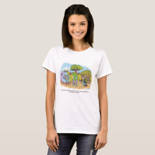 Boys Stopped By womens cartoon shirt