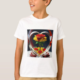 Boy's t-shirt and flower beautiful design