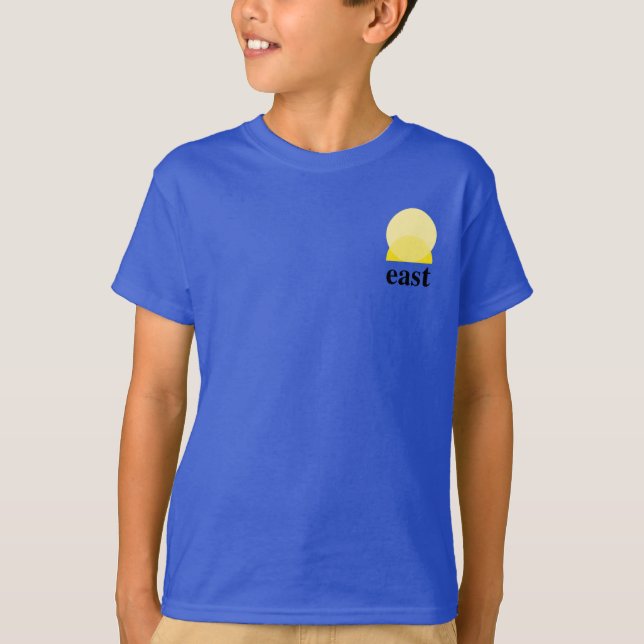 Boy's T-Shirt in Deep Royal Blue (Front)