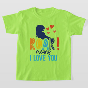 Boys' T-Shirt ROAR with Love – Dino Kids' Tee