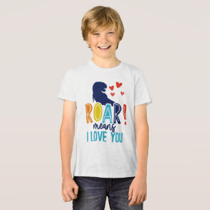 Boys' T-Shirt ROAR with Love – Dino Kids' Tee