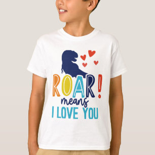 Boys' T-Shirt ROAR with Love – Dino Kids' Tee
