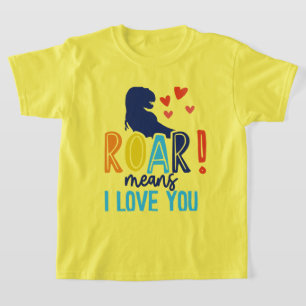 Boys' T-Shirt ROAR with Love – Dino Kids' Tee