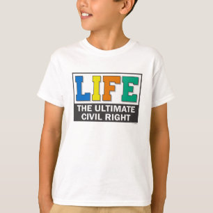 Boys' t-shirt with a bold design.