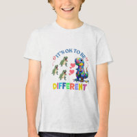 Boys' T-Shirts– It's OK to Be Different 🦕💖