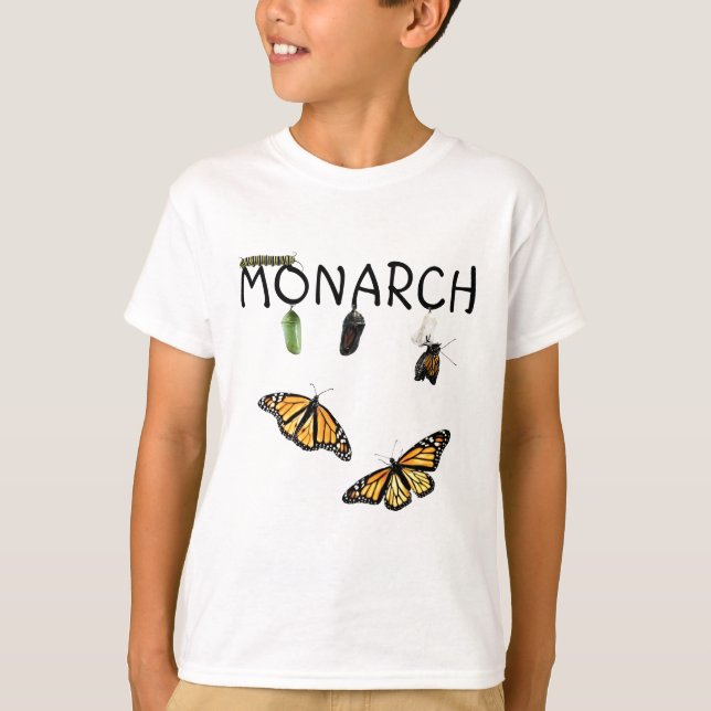 Boys Tee Monarch Life Cycle (Front)