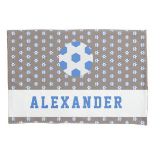 Boys Teenagers Sports Soccer Ball Personalised Pil Pillowcase