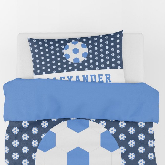 Boys Teenagers Sports Soccer Ball Personalised Pillowcase (Creator Uploaded)