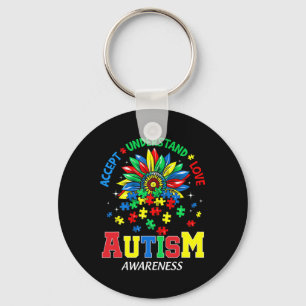 Boys Toddler Autism 1 Disabilities Awareness Key Ring
