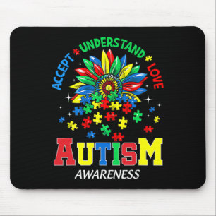 Boys Toddler Autism 1 Disabilities Awareness Mouse Mat