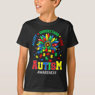 Boys Toddler Autism 1 Disabilities Awareness T-Shirt
