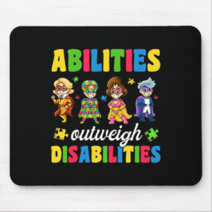Boys Toddler Autism  Disabilities Awareness Mouse Mat
