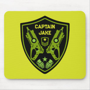 Boys Toy Dart Gun Battle Mouse Mat