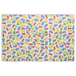 Boys Toys Fun Transport Cute Car Bus Truck Train Fabric