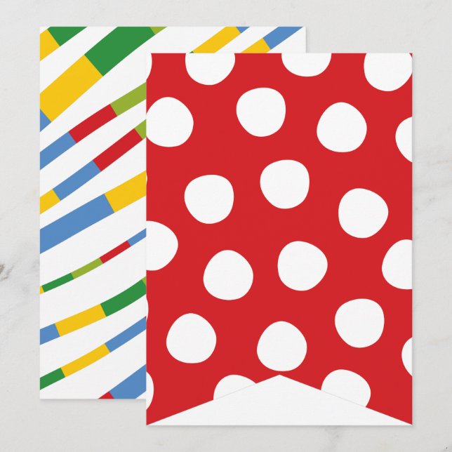 Boys Toys Transport Happy Birthday Party Banner Invitation (Front/Back)