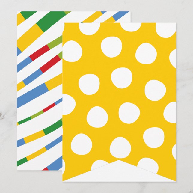 Boys Toys Transport Happy Birthday Party Banner Invitation (Front/Back)