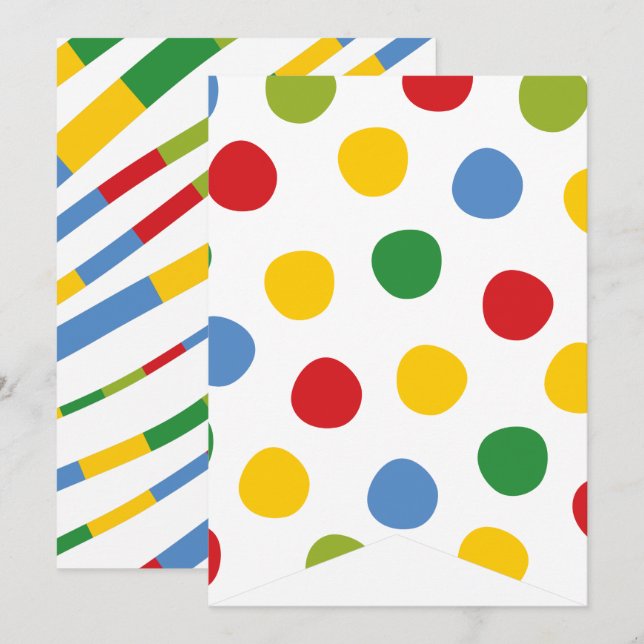 Boys Toys Transport Happy Birthday Party Banner Invitation (Front/Back)