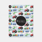 Boy's Transport Train Pattern Name Children's