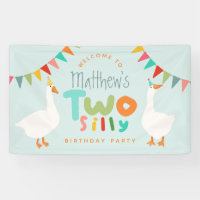 Boys Two Silly Goose 2nd Birthday Welcome