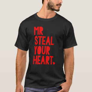 Boys Valentine Mr Steal Your Heart For Boys Toddle T-Shirt