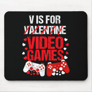Boys Valentines Day Gaming Kids Valentines Day Tod Mouse Mat