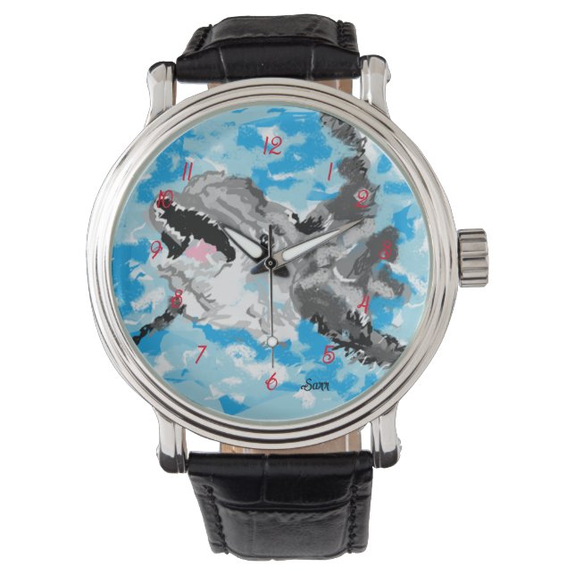 Boy's Watch : Playful Dolphin  (Front)