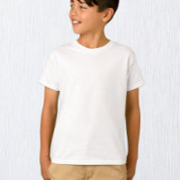Boys White T-Shirt, Kids / Customise