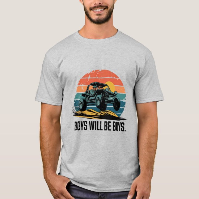 Boys will be boys: Dune Buggy Adventure T-Shirt (Front)