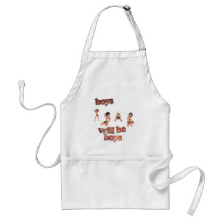 Boys will be Boys Standard Apron