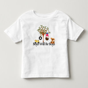 Boys will be boys ! Toddler Fine Jersey T-Shirt