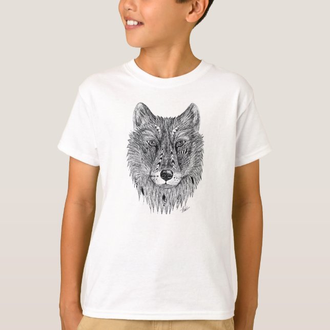 Boys wolf tee (Front)