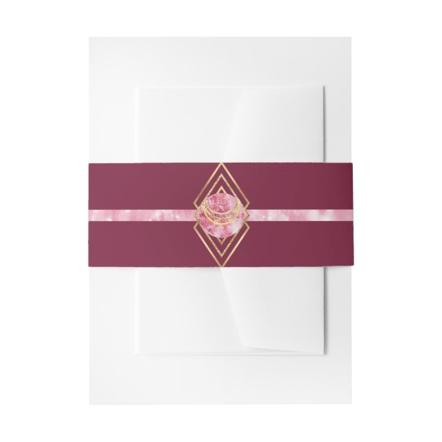 Boysenberry Belly Band  Invitation Belly Band (Front Example)