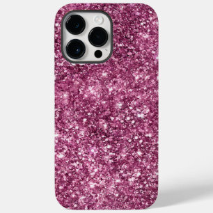 Boysenberry Pink Glitz Glitter Case-Mate iPhone 14 Pro Max Case
