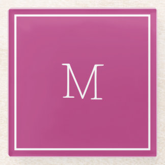 Boysenberry Purple Glass Coaster