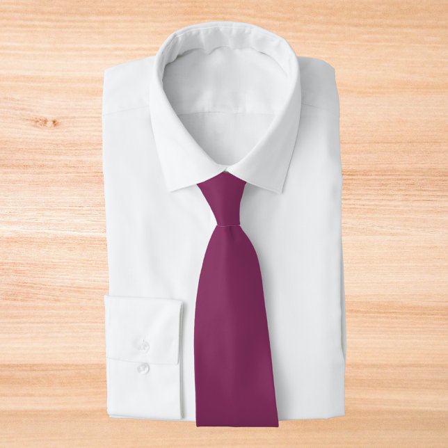 Boysenberry Solid Color Tie (Creator Uploaded)