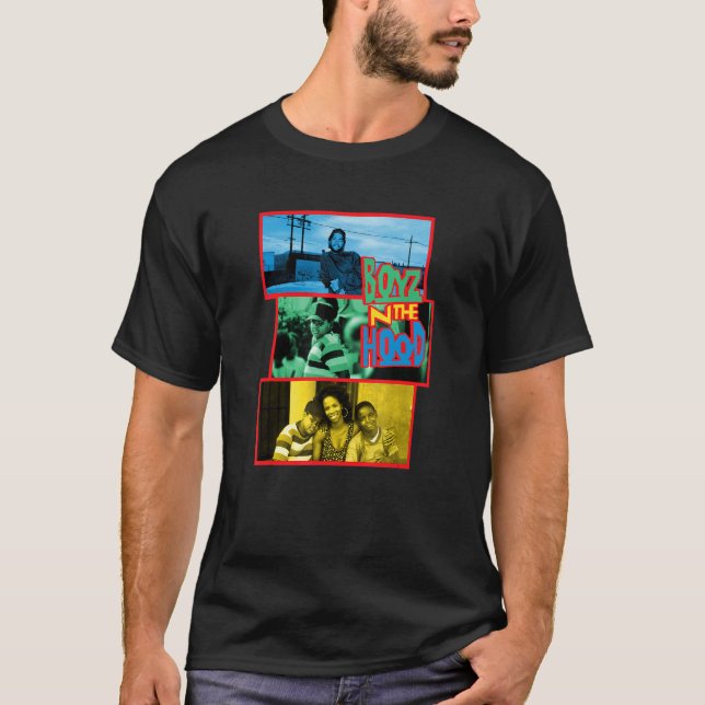 Boyz n the Hood Colour Block Scenes T-Shirt (Front)