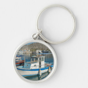 Bozburun Harbour Near Marmaris, Turkey Key Ring