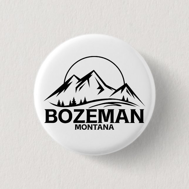 Bozeman, Montana 3 Cm Round Badge (Front)
