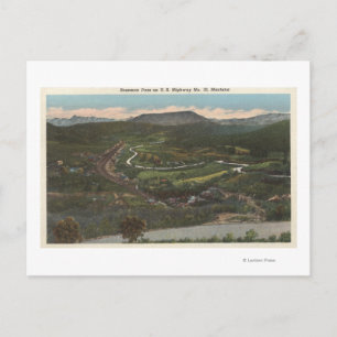 Bozeman, Montana - Bozeman Pass on Highway 10 Postcard